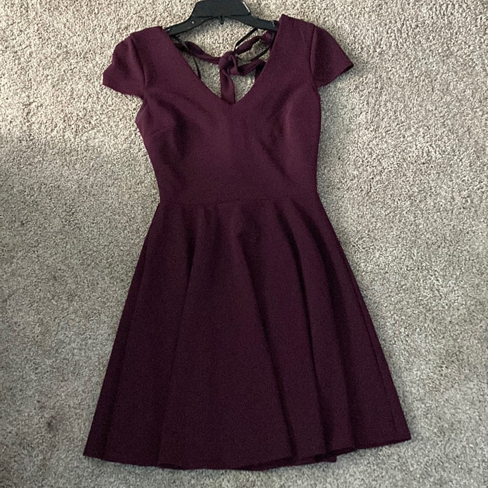 Maroon dress